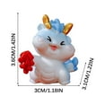thumbnail image 2 of Car New Year Cute Little Doll Doll Jewelry Accessories Year Car Desktop Small Ornaments, 2 of 2