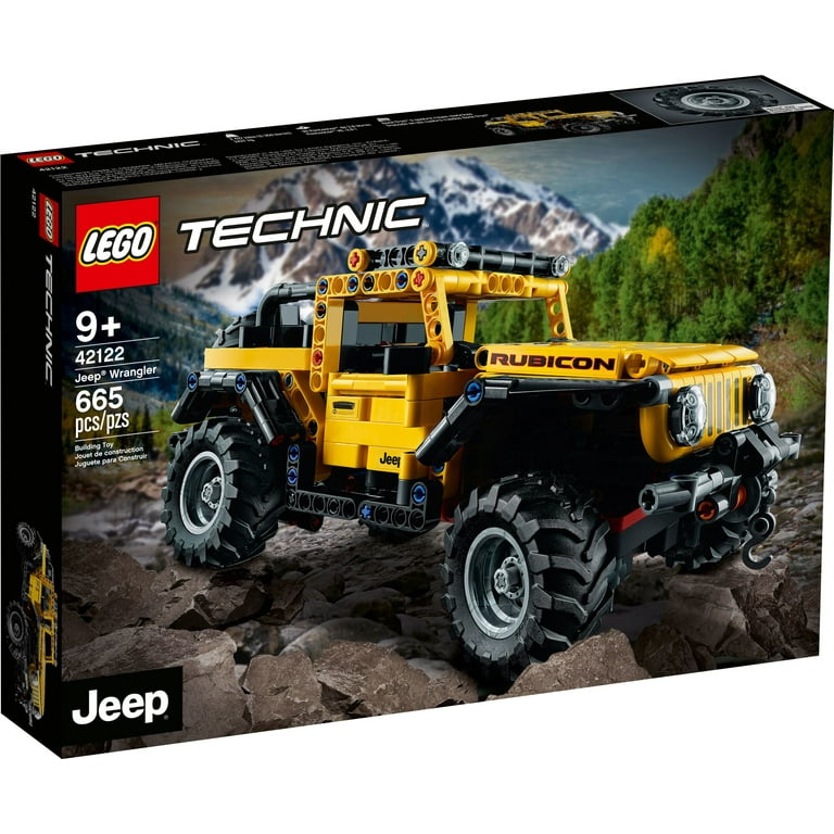 LEGO Technic Jeep Wrangler 4x4 Toy Car Model Building Kit, All Terrain Off  Roader SUV , Gift Idea for Kids, Boys and Girls