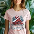 thumbnail image 5 of Making a List Chicken It Twice T-Shirt | Funny Holiday Farm Graphic Tee, Natural, Size S, 5 of 6
