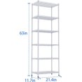 Curated visual reference: Minimalist Shelving Unit Plans For Bathroom Reference: 6 Tier Steel Wire Shelving Unit With Adjustable Height For