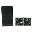 thumbnail image 4 of Kit de ventilador de panel solar Jadeshay ventilador con energía solar 100W, 4 of 8
