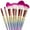 Rainbow, variant on Mermaid-Style Makeup Brush Set 6-Piece