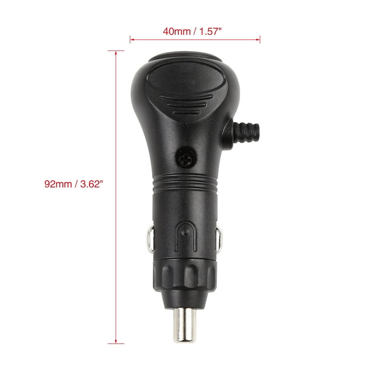 car cigarette lighter switch Waterproof Auto Motorcycle Boat Fused Cigarette Lighter Switch Power Socket Plug Connector DC 12V 24V with LED Indicator