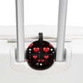 thumbnail image 3 of Valentine's Day Love ECG Set of 2pcs PU Leather Round Suitcase Tags with Privacy Cover and Name ID Tag - Ideal for Travel Luggage, Handbags, Backpacks, School Bags, 3 of 6