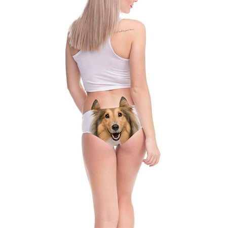 

NECHOLOGY Sheer Panties Womens Underwear Funny Panties for Women Gift Ideas for Her Valentines Gifts Variety Underwear for Women Underpants Khaki Medium
