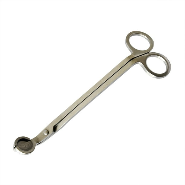 Mr.Garden Stainless Steel Polished Candle Wick Trimmer Scissor Cutter