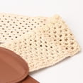 thumbnail image 7 of Elasticated Cinch Belt 3" Wide Stretch Waist Band Pin Clasp Buckle Brown, 7 of 7