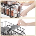 thumbnail image 5 of SoildPal Set of 2 Under Sink Organizer Pull Out, 2 Tier Sliding Storage Drawer, Stackable Cabinet Shelf Baskets for Kitchen Bathroom Countertop, 5 of 7