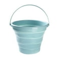 thumbnail image 2 of Hovmgk Foldable Portable Laundry Bucket, Space-Saving Outdoor Travel Bath Water Storage Container, Collapsible Lightweight Design for Home & Outdoor Use, Compact Blue Storage Bin, 2 of 7