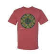 thumbnail image 2 of Wild Bobby, Colorful Celtic Style Knot Leaves, Men Graphic Tees, Vintage Heather Red, 3XL, 2 of 3