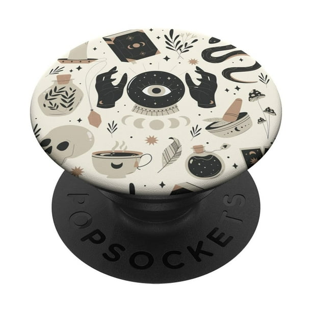 Empuñadura para teléfono móvil, diseño PopSocket, diseño de brujas de Halloween