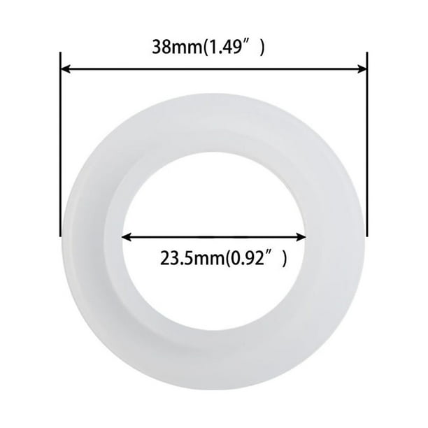 KDJ Silicone Ring Gasket Replacement for Bathtub Sink Pop Up Basin Waste Seal O Ring Washer Cap, 38*23.5mm Sizes, for Durable Silicone Material, Easy Installation, Leak-Proof Design
