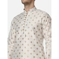 thumbnail image 5 of Mens Desginer Silk Printed Indian Jodhpuri Bandhgala Indoswestern Wear Kurta Set, 5 of 5