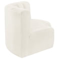 thumbnail image 4 of Meridian Furniture Arc Cream Velvet Modular Sectional, 4 of 9