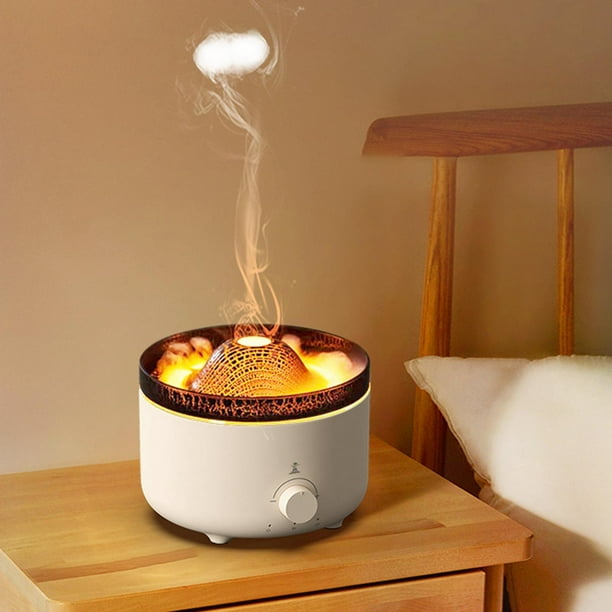 Difusores De Aceites Esenciales,Difusores de aceite esencial Humidificador de aire,Humidificadores de pequeña niebla Escritorio de dormitorio,Humidificadores portátiles con difusor Baoblaze Difusores De Aceites Esenciales