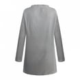 thumbnail image 6 of LoyisViDion Women Tops Women Solid Loose Long Sleeve Cardigan Autumn Coat Blouse /Gray 14(3Xl), 6 of 6