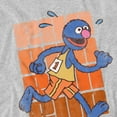 thumbnail image 2 of Sesame Street Run Run Grover Women's Boxy Cropped T-Shirt Casual Graphic Tee, 2 of 4