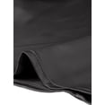 thumbnail image 5 of Vestido de satén INSPIRE CHIC para mujer con fruncido en la parte delantera, elegante para invitadas de boda, con tirantes anchos, vestido maxi partido en S negro, 5 of 5