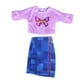 thumbnail image 4 of Conjunto de 2 piezas de ropa para muñeca, disfraz de princesa, vestido para cambiar a la muñeca. conjunto de falda, 4 of 6
