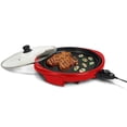 thumbnail image 2 of MaxiMatic EMG-980R 14 Pouces Elite Gourmet Comptoir Antiadhésif Grille Intérieure, Rouge, 2 of 7