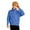 Blue, variant on Girls Chunky Cardigan Solid Color Ribbed Knit Zip Up Sweater Jacket Loose Long Sleeve Cardigans Navy 2-3 Years