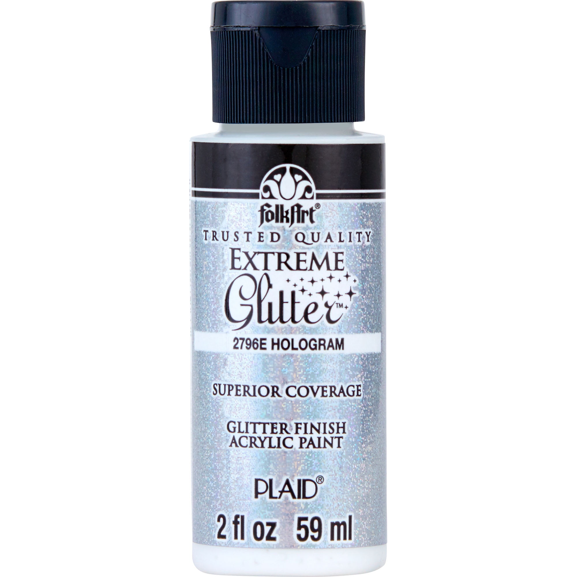 FolkArt 2796E Extreme Glitter Acrylic Craft Paint, Glitter Finish