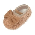thumbnail image 2 of CHUOU Warm Shoes For Baby Girls And Boys Soft Comfortable Shoes Toddler Bowknot Warming Shoes, 2 of 5