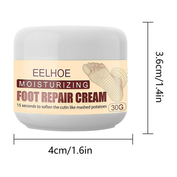 Crema de pedicura que hidrata y repara las grietas del talón
