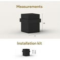 thumbnail image 4 of Mega Handles | Square Door Stopper | 1.5 inches | Matte Black, 4 of 5