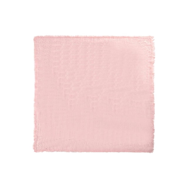 Feltree Cotton Tassel Napkin Set with Pleated Square Design, 42x42cm Western Table Setting Placemats, Wrinkle-Resistant Dining Decor for Events