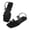 Black, variant on Toe Ring Flat Sandals Flock Light Flexible Ergonomic Sole On Daily Casual Shoes
