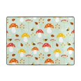 thumbnail image 7 of Area Rugs For Living Room Decor - Mushroom Bee Soft Anti Slip Throw Washable Rugs 5x7 For Bedroom, Indoor Carpet For Bedroom Living Room 80x58In, 7 of 7
