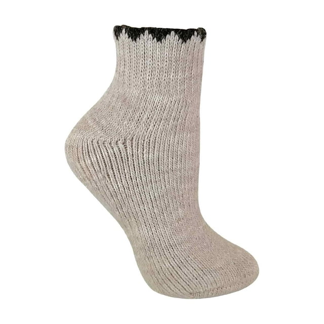 Sock Snob - Ladies Winter Warm Short Alpaca Wool Blend Hiking Socks