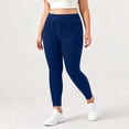 thumbnail image 6 of TEAJOPSUU Womens Plus Size Ankle Jeans Stretchy High Waist Jeggings Tummy Control Skinny Denim Pants with Pockets Trendy Casual Slim Trosuers L-4XL Navy, 6 of 7