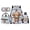 Cherry Highland Cow, variant on 4 Piece Kids Backpack And Lunch Box Set, Leopard Capybara 17 Inch School Backpack, Back to School Supplies for Boys Girls Ages 8-15 Elementary Middle High School