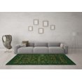 thumbnail image 3 of Ahgly Company Indoor Rectangle Abstract Green Modern Area Rugs, 5' x 7', 3 of 4