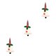 thumbnail image 3 of Advancent Campana de Navidad Atmósferas Festival Árbol de Navidad Colgante Tela no tejida Prop Jardín Chimenea Decoración Adorno Blanco Type1 NO1 Advancent CBP443511, 3 of 6