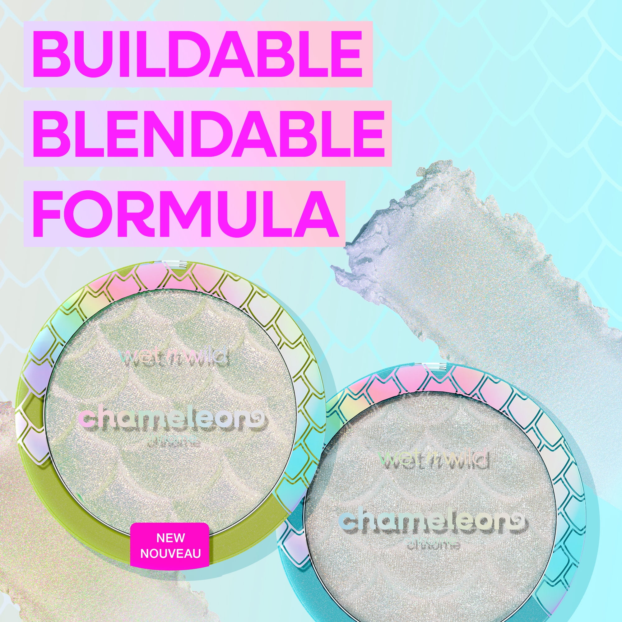 Wet n Wild Chameleon Chrome Collection, Light activated buildable Highlighter, Venus Swing