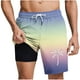 thumbnail image 1 of Pantalones Cortos Casuales para Hombre Imprimir con Bolsillos Pantalones de Playa de Cintura Elástica, Pantalones Cortos de Cintura Elástica para Hombre, 1 of 5