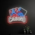 thumbnail image 2 of Handmadetneonsign Casino Neon Sign, Gaming Led Sign, Game Player Led Light, Gamer Neon Light, 2 of 5