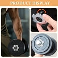 thumbnail image 3 of Phenofice 6Pcs Standard Barbell Screw Collar Barbell Selflocking Nut Cast Iron Easy Installation for Gym Training, 3 of 8