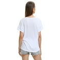 thumbnail image 5 of Womens T Shirts Short Sleeve V-Neck Shirts Cute Fit Summer Casual Tee Tops, 5 of 6