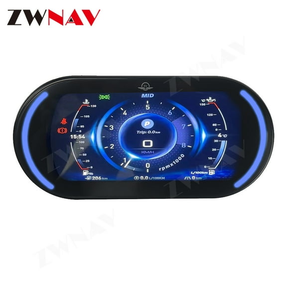 ZWNAV 7 inch LCD instrument panel screen suitable for BMW Mini 2014-2023 car digital instrument panel speedometer