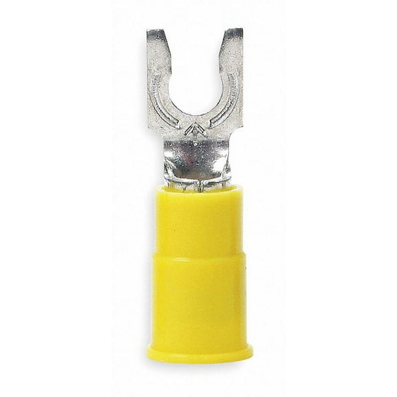 3m Fork Terminal,Tin,Copper,Yellow,PK50  MNG10-8FLX