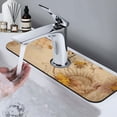 thumbnail image 7 of Zufioo Kitchen Sink Splash Guard, Faucet Mat Splash Catcher, uper Absorbent Microfiber Sink Protector Mat,Kitchen Sink Mat，Bathroom Countertop Protect Ma, 7 of 7