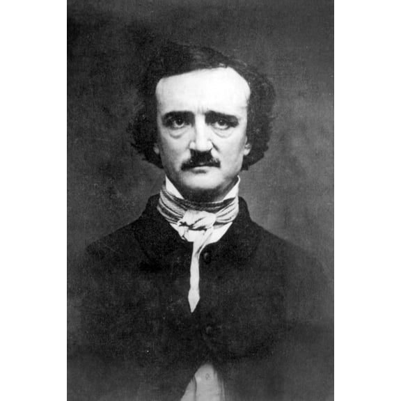 24x36 gallery poster, Edgar Allan Poe, Ultima Thule daguerreotype original