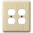 thumbnail image 2 of Amerelle 401DD 2 Duplex Outlet Contemporary Wall Plate  Ash, 2 of 3