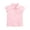 Pink, variant on GobdXE Girls Solid Color Puff Sleeve Polo Shirt Lace Trim & Star Embroidered Top Color:Pink,Size:4-5 Years