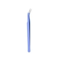 thumbnail image 1 of Precision Curved Tweezers for Electronics & Jewelry Making - Stainless Steel ESD-Safe Non-Magnetic Craft Tweezers for Soldering & Repair - 1 Pack Akmoler | Metal, Blue, 1 of 7
