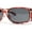 Dark Red - Black, variant on Polarized Womens Rhinestone 62mm Rectangle Fit Over Sunglasses Over Glasses Light Red - Black